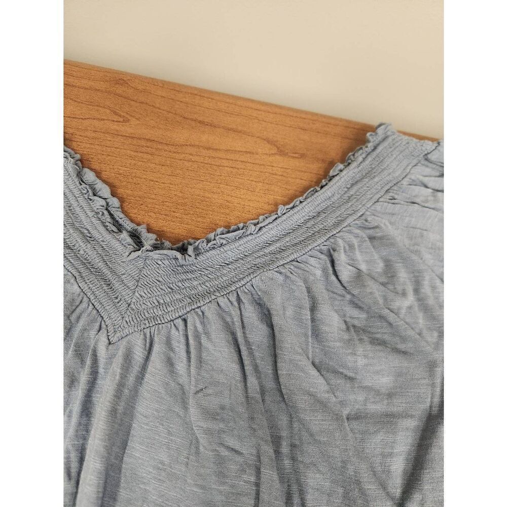 Maurices 2X Solid Smocked Off The Shoulder Top (L) - Picture 5 of 8